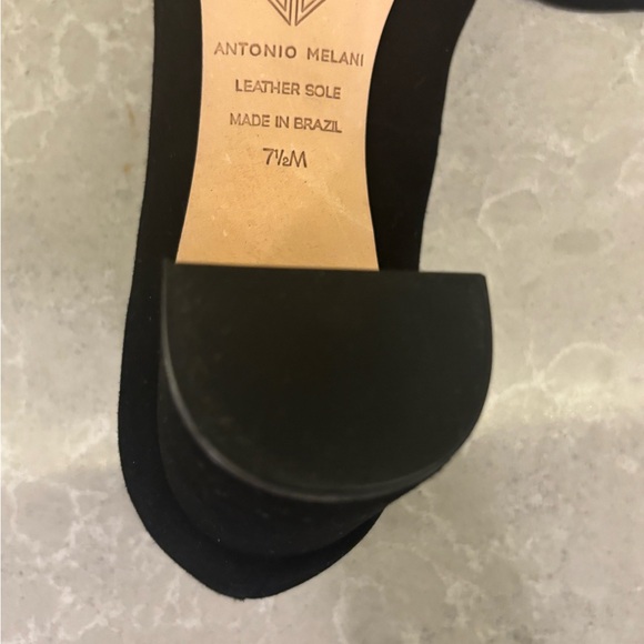 Antonio Melani 2 1/2 inch black suede heels. - Picture 6 of 10